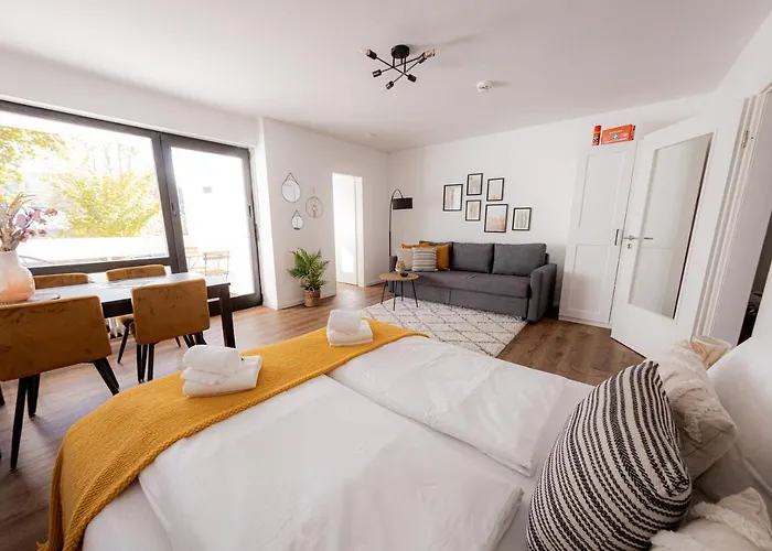 Come4Stay Passau - Apartment Seidenhof I Voll Ausgestattete Kueche I Balkon I Badezimmer